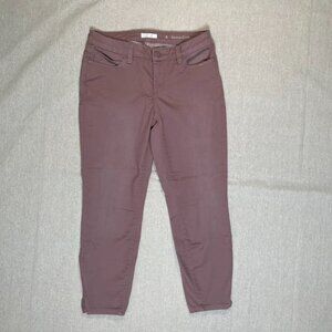 LC Lauren Conrad | Mauve Skinny Crop Jeans | Size 6